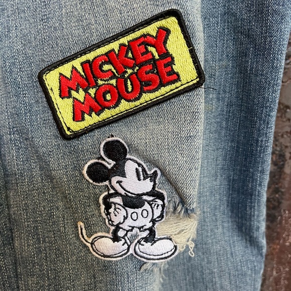 Torrid Mickey Mouse Distressed Jeans Women's PLUS 22R Disney - Picture 7 of 10